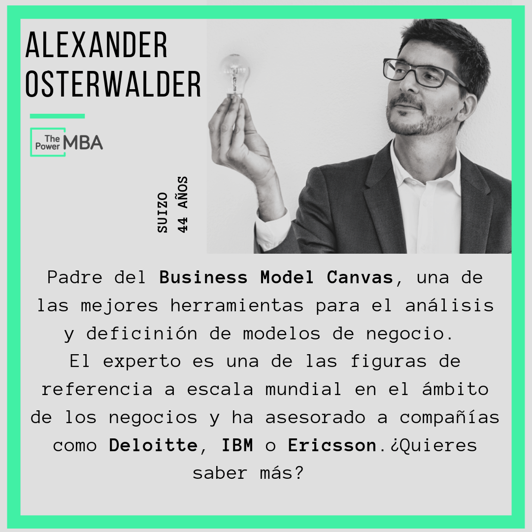 Todo sobre Alex Osterwalder, el padre del business model canvas