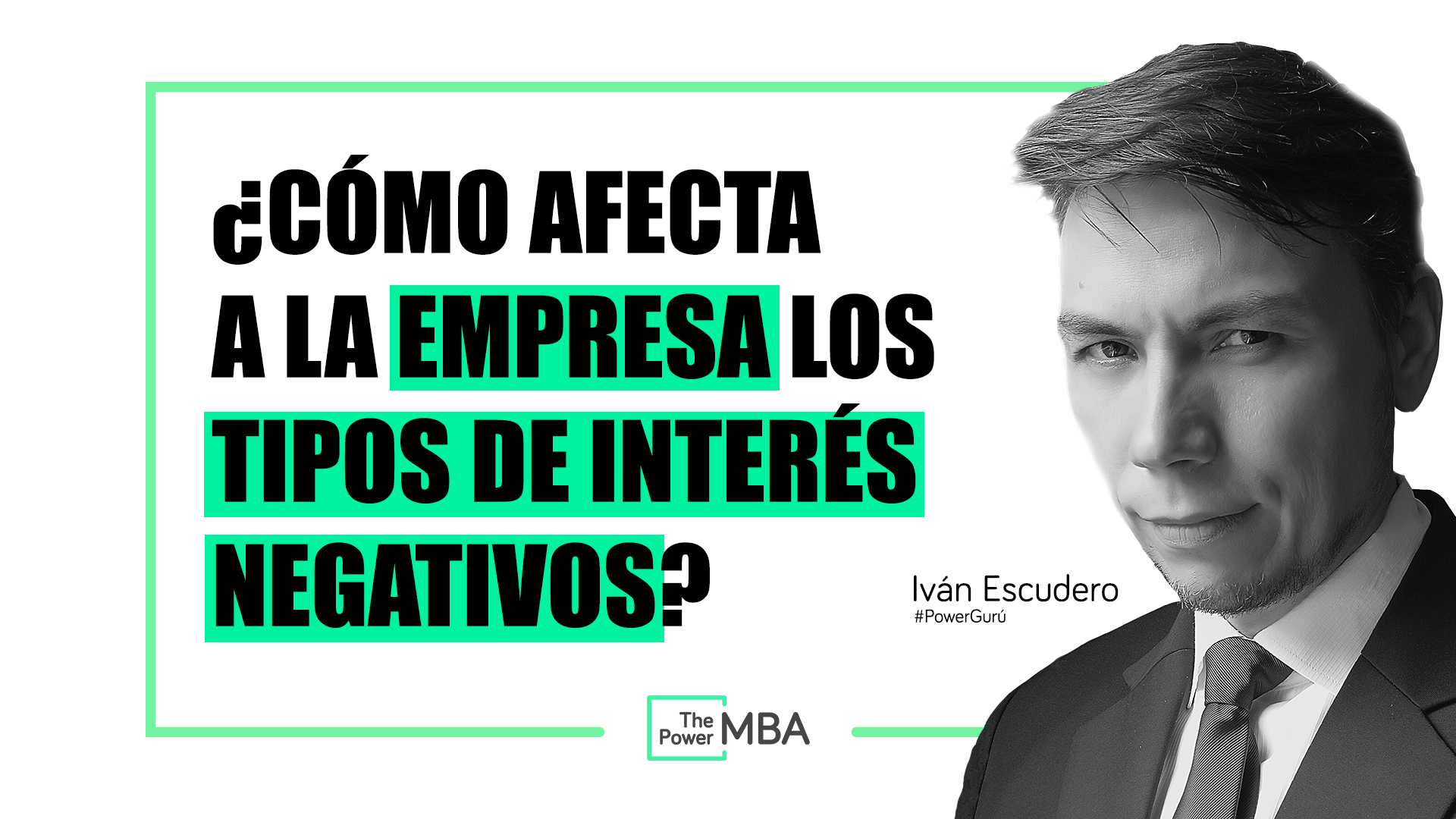 Cómo afecta a la empresa los tipos de interés negativos?