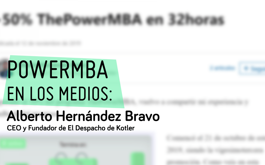 HABLA SOBRE NOSOTROS: Alberto Hernández Bravo