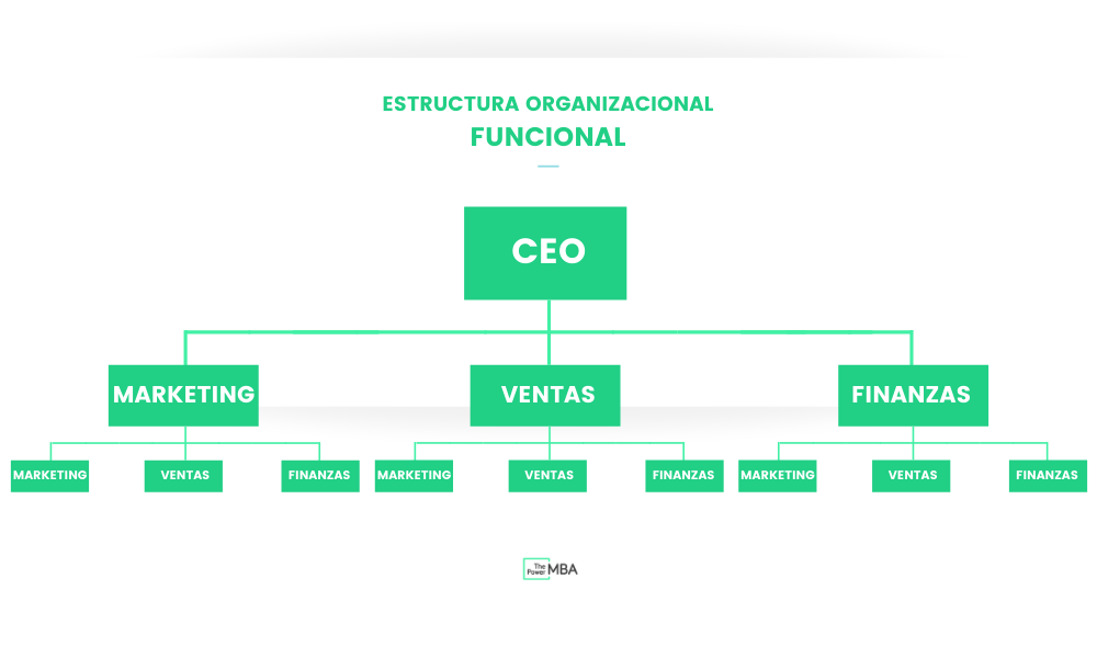 estructura organizacional funcional